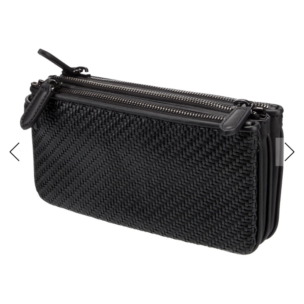 ZEGNA Black Woven Men's Wallet